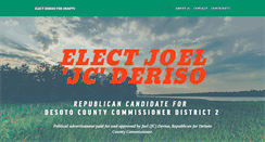 Desktop Screenshot of jcderiso.com